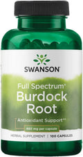 Swanson Full Spectrum Burdock Root 460mg 100 Capsules
