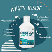 Swedish Nutra Magnesium 4000mg Liquid Orange 500ml