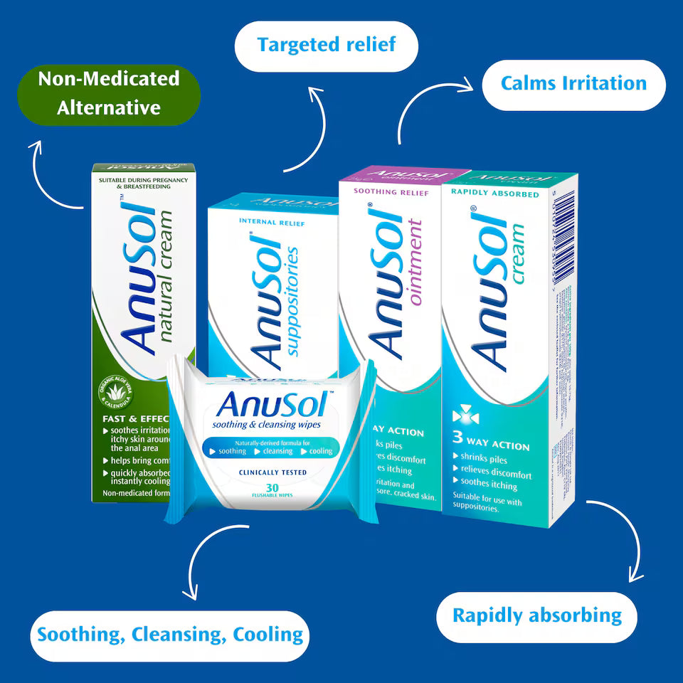 Anusol Rapidly Absorbed Piles Treatment Cream 23g & other variants