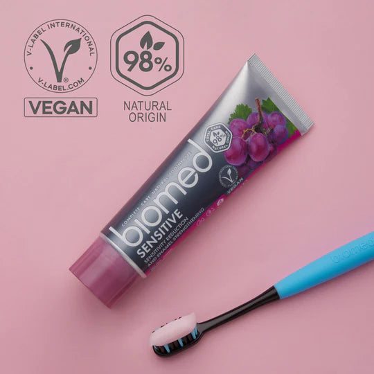 BIOMED Gentle Care Toothpaste - 98% Natural with Hydroxyapatite