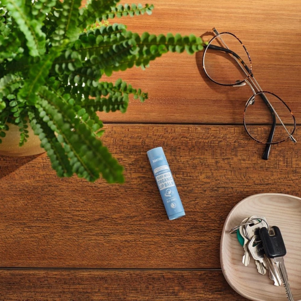 Dr. Bronner's Baby-Mild Organic Lip Balm daily lip and skin care 4g