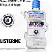 Listerine Total Care Extra Mild Mint Alcohol Free Mouthwash oral rinse bottle 500ml oral care use