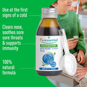 Puressentiel children's herbal syrup with honey and vitamin D3