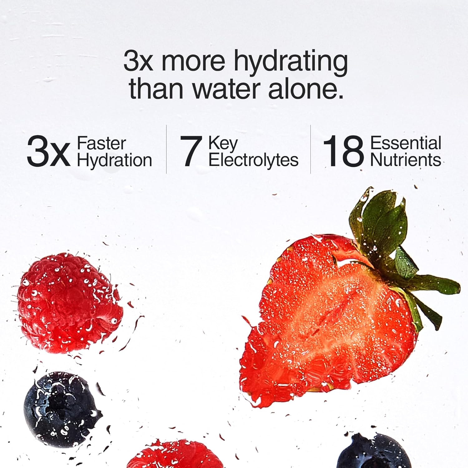 Phizz Daily 3-in-1 Electrolyte & Multivitamin Mixed Berry Tablets 
