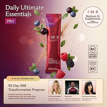 IM8 Daily Ultimate Essentials Açaí & Mixed Berries Starter Kit