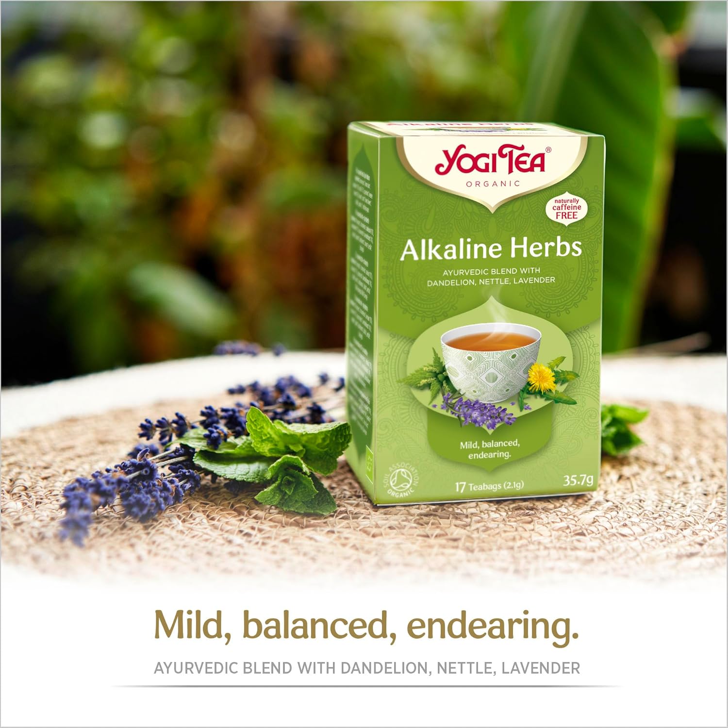 Yogi Tea Organic Alkaline Herbs Tea - 17 x 2.1g