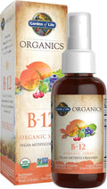 Garden of Life Organics Spray de Vitamine B12 - Framboise - 58ml