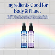 Dr. Bronner's Organic Lavender Hand Cleansing Spray 60ml bottle for on-the-go hand care & other variant