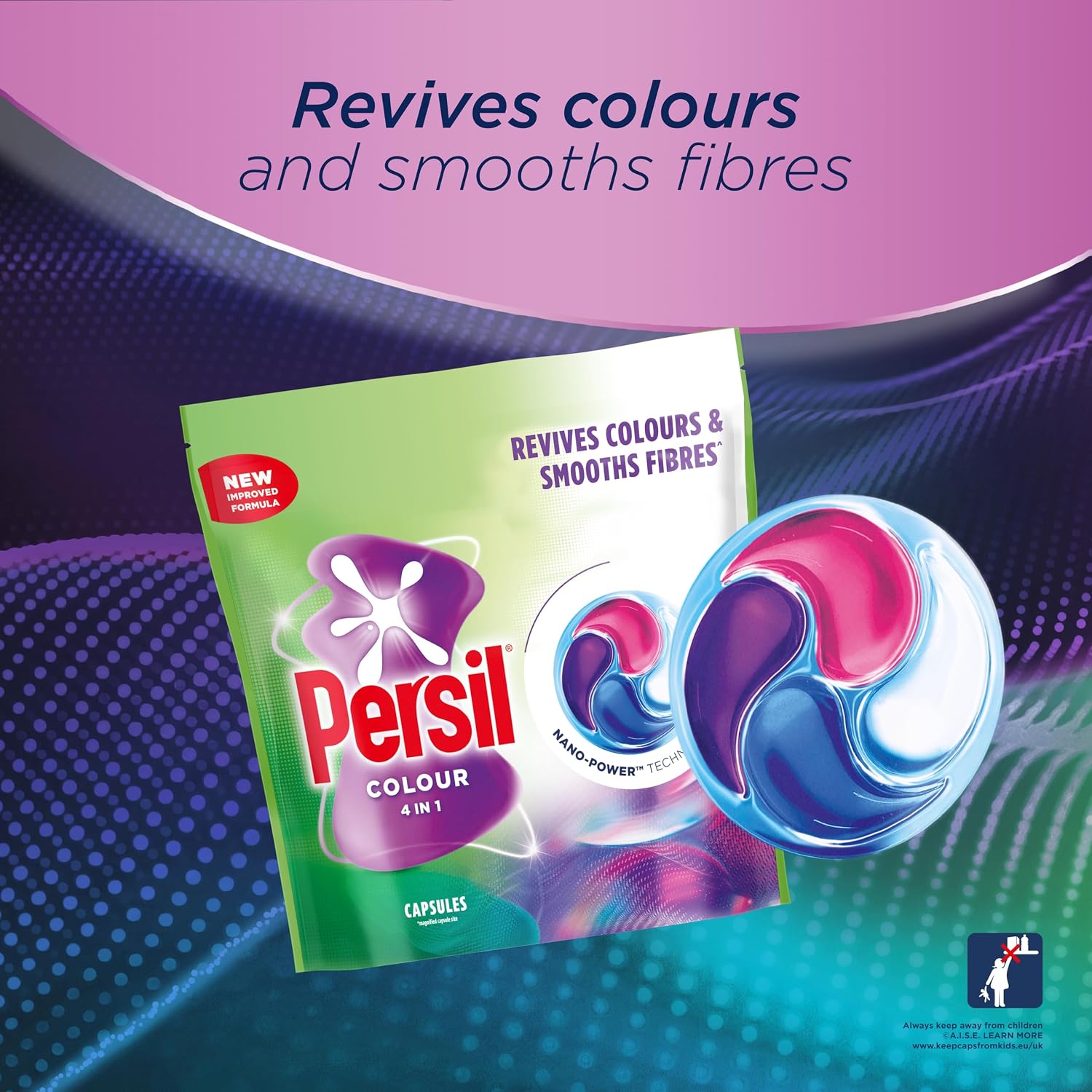 Persil Colour 4 in 1 Laundry Capsules 48 Washes