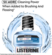 Listerine Total Care Stay White Intense Mint Mouthwash oral rinse bottle 500ml oral care use