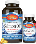 Capsules molles d'huile de saumon Omega-3 500 mg Carlson - 230 unités