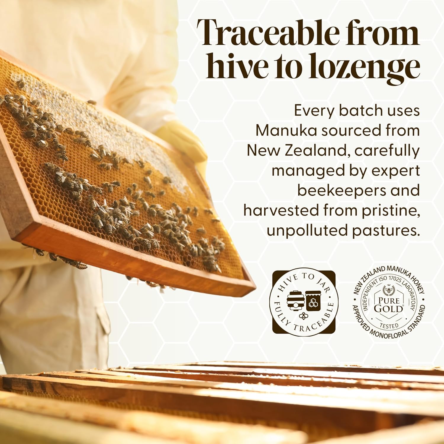 Pure Gold Manuka Honey Lozenges 525+ MGO