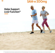 Doctor's Best SAM-e 200mg, carton packaging, unflavoured, 60 enteric-coated tablets, daily dietary supplement use