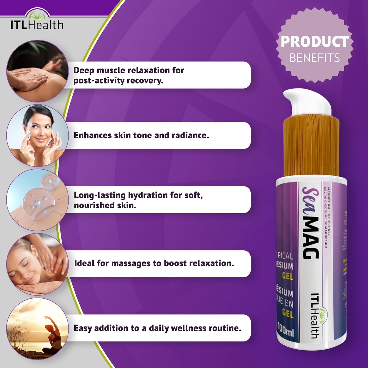 MAG365 SeaMAG Topical Magnesium Gel - 100ml