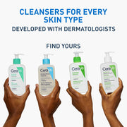 CeraVe Hydrating Foaming Oil Cleanser facial cleanser pump bottle 473ml product information