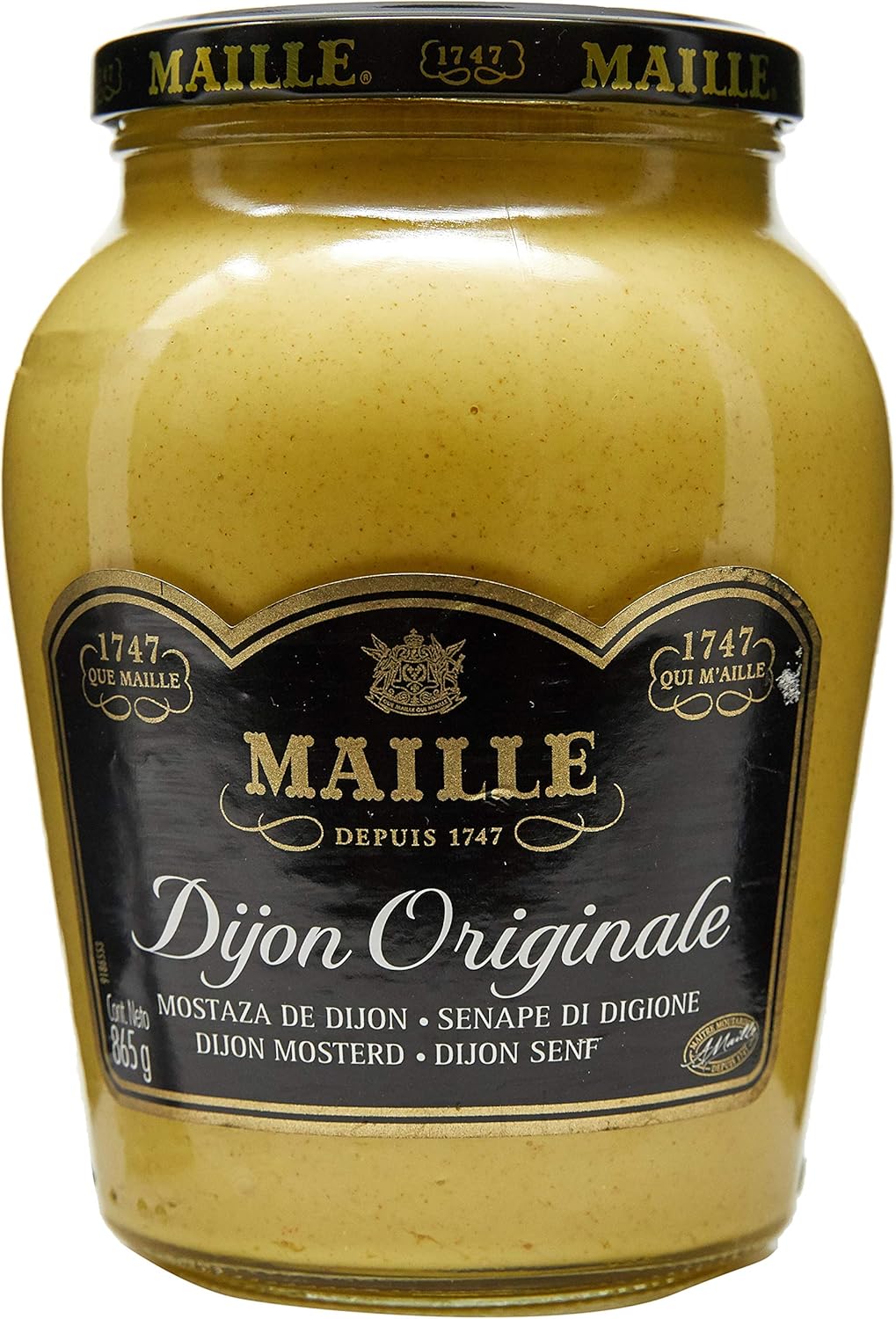 Maille Dijon Original Mustard French mustard jar 865g