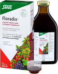 Formule liquide de fer et vitamine Floradix, végétarienne