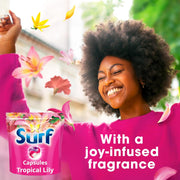 Surf Tropical Lily 3 in 1 Laundry Capsules for everyday laundry detergent capsules 60 washes