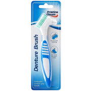 Pristine Gleam Denture Cleaning Brush with Comfort Grip front packaging