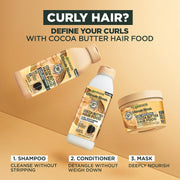 Garnier Ultimate Blends Cocoa Butter Hair Food Multi-Use Mask 400ml routine