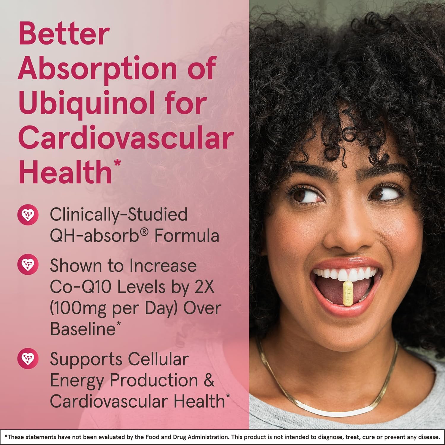 Lifestyle Image: Jarrow Formulas Ubiquinol QH-Absorb 100mg softgels daily use lifestyle