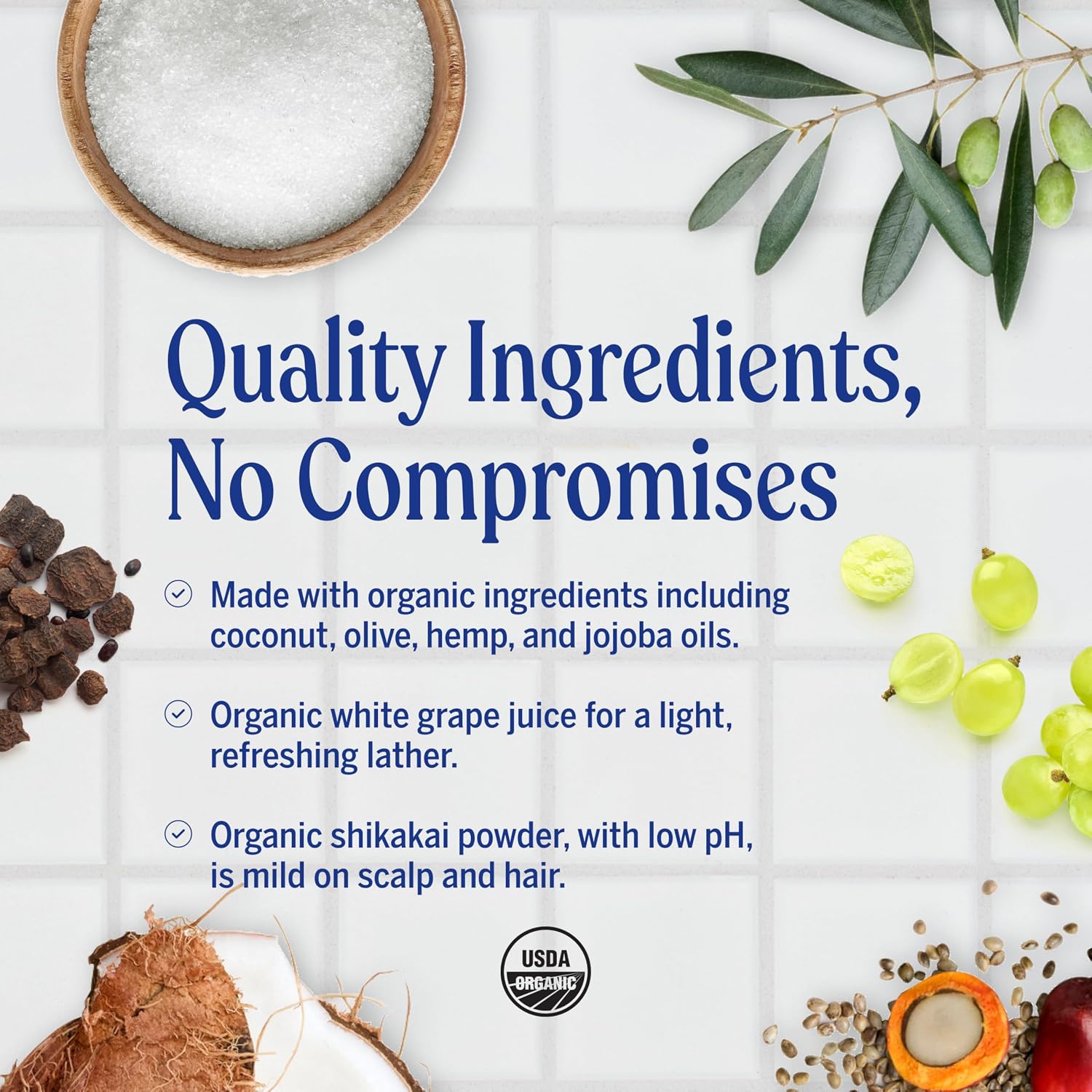 Dr. Bronner's Baby Unscented 4-in-1 Organic Sugar Pump Soap 710ml pump bottle ingredients