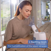 Beurer SI 40 2-in-1 Steam Vaporiser, retail box packaging, no flavour, 1 unit, steam application setup