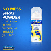 Daktarin Aktiv Spray Powder miconazole nitrate 0.16% topical aerosol 100g lifestyle use image