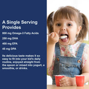 How to Use: Carlson Kids fish oil liquid teaspoon daily use omega supplement