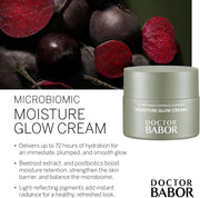Doctor Babor Moisture Glow Cream, jar and carton packaging, fragrance not specified, 50ml, product information