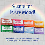 Dr. Bronner's Pure-Castile Magic Bar Soap Rose 140g & other variants