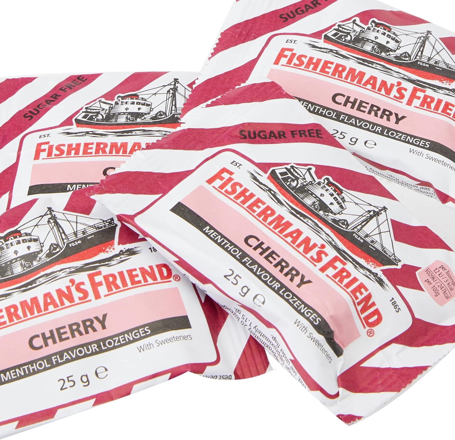 Fisherman’s Friend Cherry & Menthol Lozenges – 24 Sachets