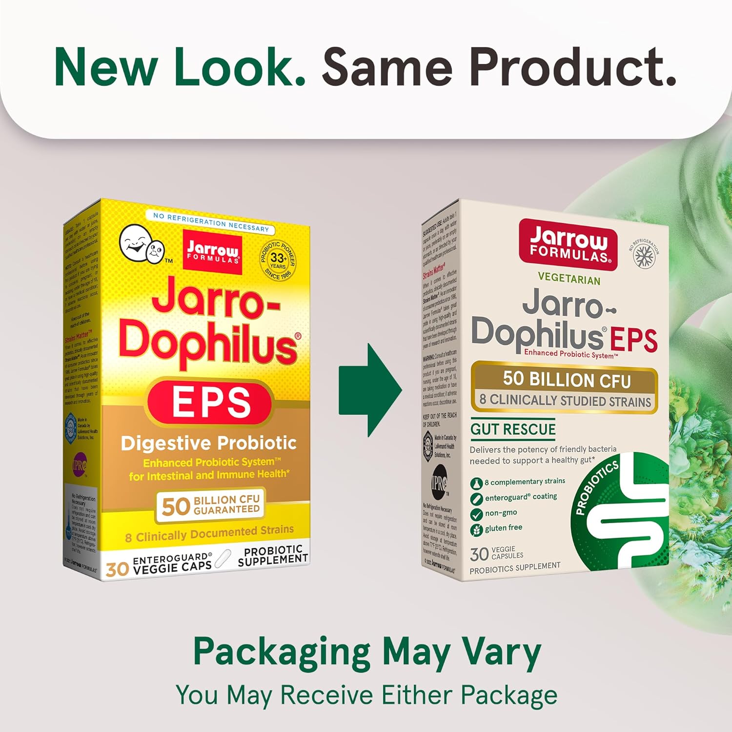 Jarrow Formulas Jarro-Dophilus EPS 50 Billion CFU - 30 Veggie Capsules