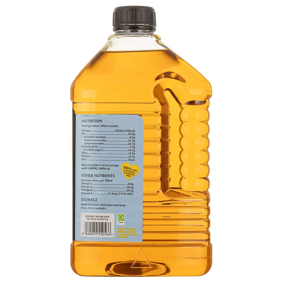 Hillfarm Extra Virgin Cold Pressed Rapeseed Oil - 2L