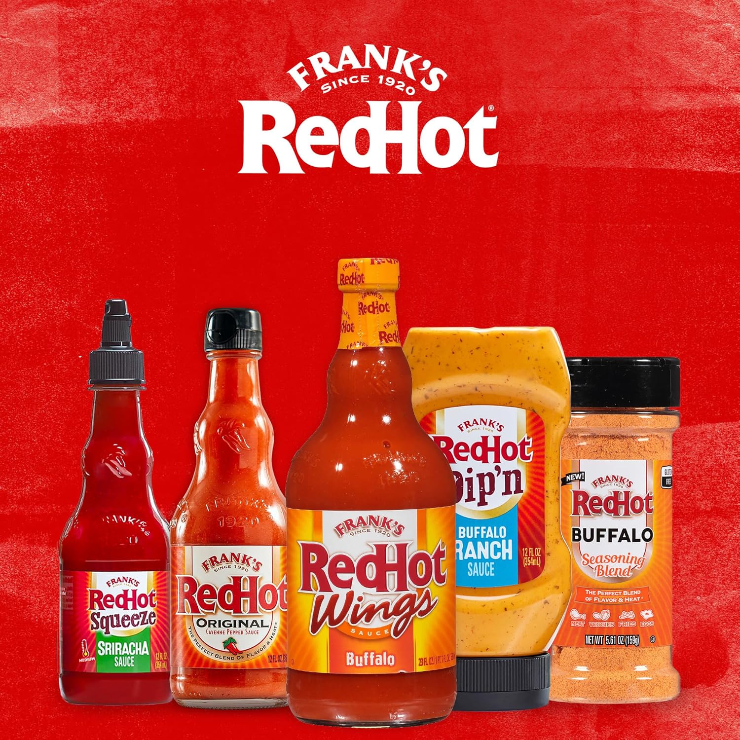 Frank’s RedHot Buffalo Wing Sauce Ready to Use - 680ml & other variants