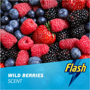 Flash Spray Wipe Hinched Multi Purpose Cleaner Wild Berries 800ml bottle scent
