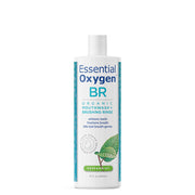 Essential Oxygen BR Organic Brushing Rinse bottle, 473ml Peppermint flavour.