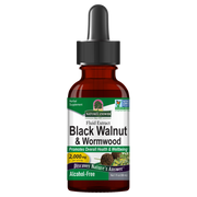 Nature’s Answer Black Walnut and Wormwood complex alcohol-free liquid extract 30ml bottle front label