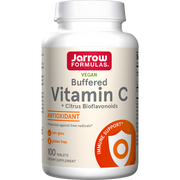 Front Image: Jarrow Formulas Buffered Vitamin C 750mg tablets 100 count front packaging bottle