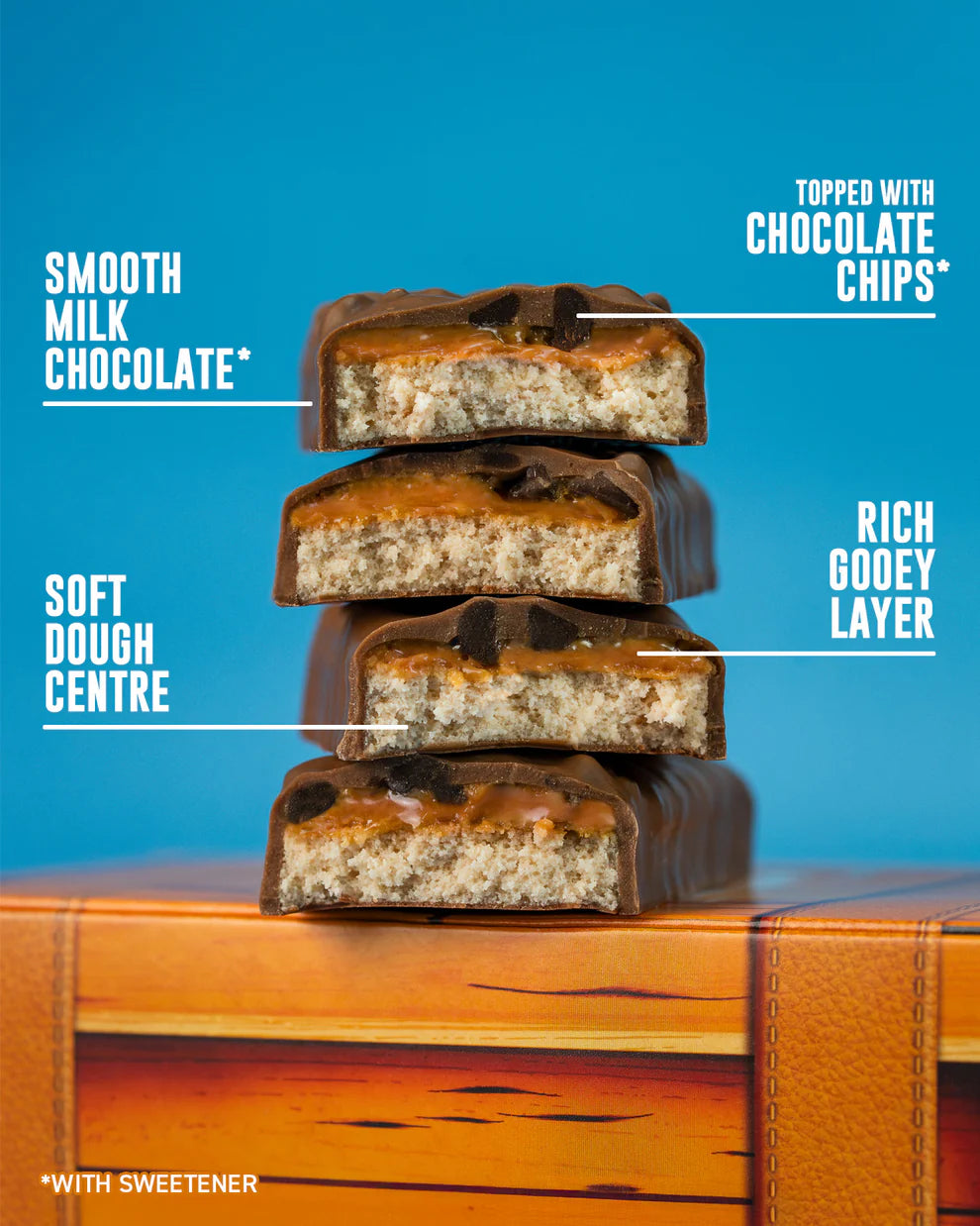 Grenade Chocolate Chip Cookie Dough High Protein Low Sugar Bar 12 x 60g
