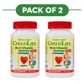 ChildLife Essentials Gummies multivitaminés fraise citron - 90 unités