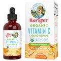 Gouttes liquides de vitamine C bio MaryRuth's, Orange Vanille - 120ml