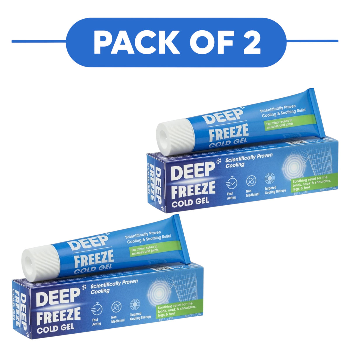 Deep Freeze Cooling Gel Non-Medicinal 35g Pack of 2