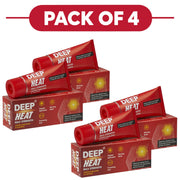 Deep Heat Max Strength Heat Rub Cream 35g Pack of 4