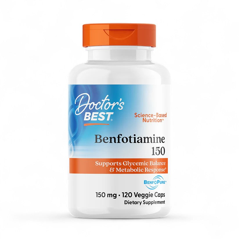 Doctor's Best Benfotiamine 150 – 150mg, 120 Veggie Capsules