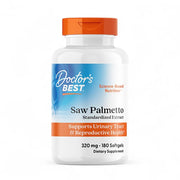 Doctor's Best Saw Palmetto Standardized Extract – 320mg, 60 - 180 Softgels