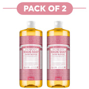 Dr. Bronner's Cherry Blossom 18-in-1 Pure-Castile Liquid Soap 945ml Pack of 2