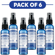 Dr. Bronner's Organic Peppermint Hand Cleansing Spray 60ml Pack of 6