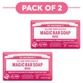Savon magique Dr. Bronner's Pure-Castile rose 140g