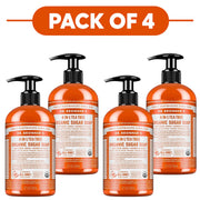 Dr. Bronner's Tea Tree 4-in-1 Organic Sugar Soap 355ml Pack of 4